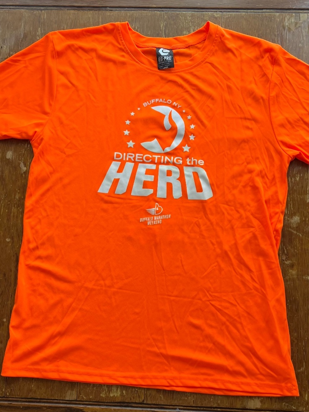 Buffalo Marathon Volunteer Performance T-shirt